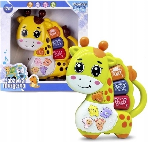 Jouet musical éducatif girafe