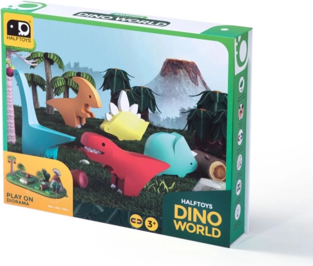 Half Toys figurines de dinosaures magnétiques 3D – diorama