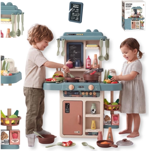 Cuisine pour enfants TinyMini Ocean avec effets, 55 pièces