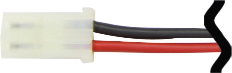 Câble de raccordement JAMARA avec connecteur AMP, 1,5 mm², 18 cm