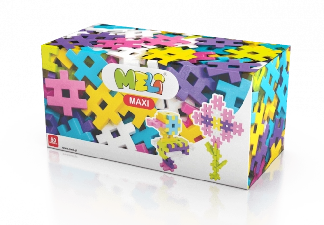 Jeu de construction MELI Maxi Rose 50 pcs