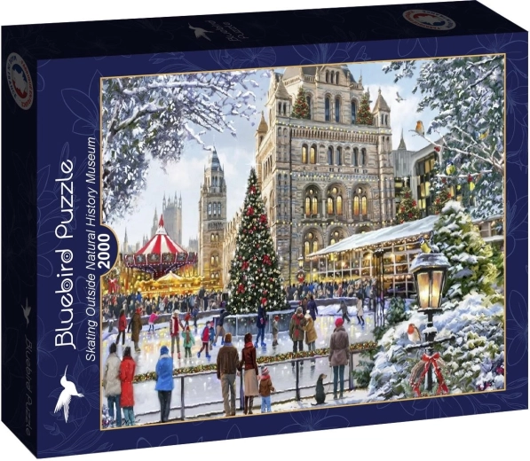 Puzzle Bluebird Patinage devant le musée d’histoire naturelle – 2000 pièces
