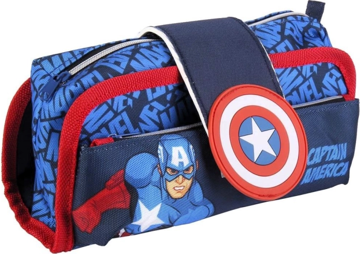 Trousse Avengers Captain America à fermeture velcro