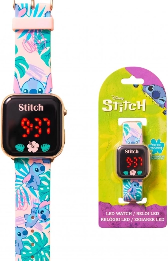 Montre LED avec calendrier Stitch