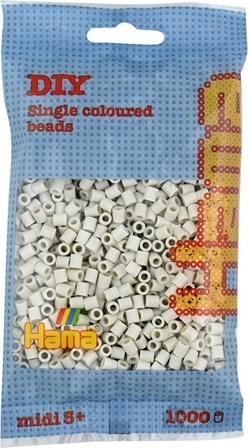 Perles à repasser Hama Midi 1000 pcs blanc laiteux