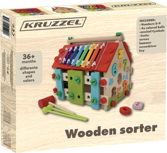 Maison éducative en bois Kruzzel