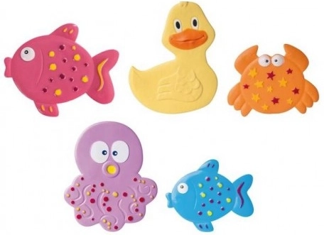 Canpol babies Mini tapis antidérapants pour baignoire 5 pièces