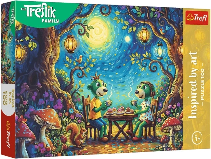 Puzzle Trefl 100 pièces Inspired by Art – Rencontre au café