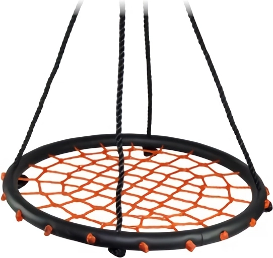 Bino Nid à bascule pour enfants noir et rouge