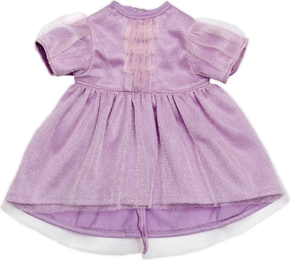 Robe de fête violette en tulle pour poupées Skrållan 36–40 cm