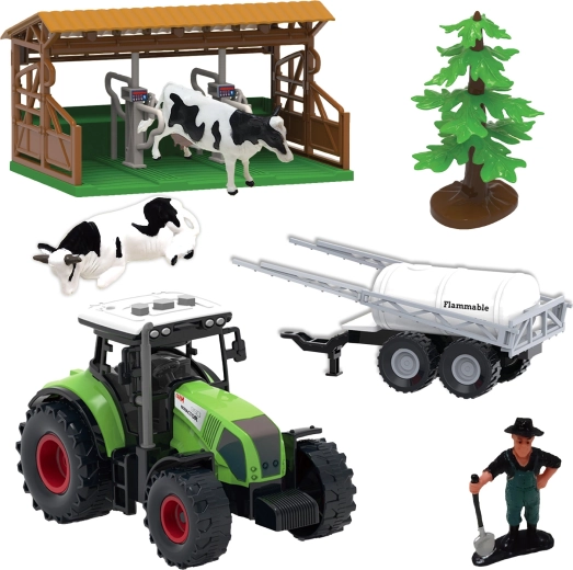 Farm service set de jeu ferme 7 pcs avec lumières et sons