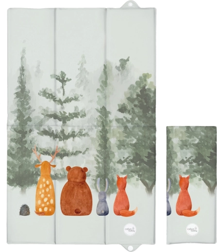 Ceba Baby matelas à langer de voyage Basic forest companions 80 × 50 cm