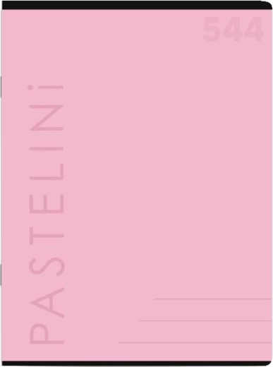 Cahier A5 Pastelini rose, ligné (40 feuilles)
