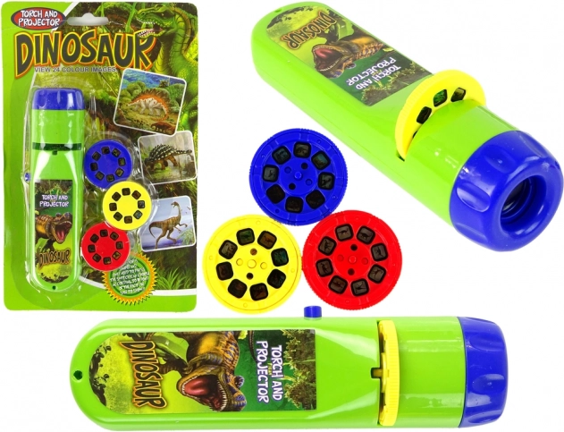 Lampe projecteur avec dinosaures et 24 diapositives