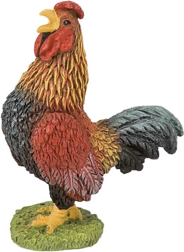 Bullyland coq – figurine peinte à la main sans PVC
