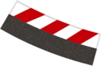 Bord intérieur pour virage 4/15° R4 pour circuits CARRERA EVOLUTION, DIGITAL 132 et DIGITAL 124