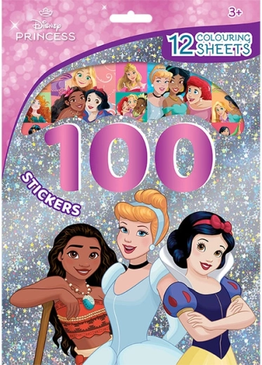 Princesses Disney – 100 autocollants et coloriages