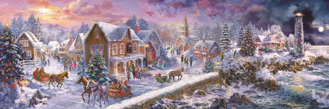 Puzzle panoramique Vacances sur la côte