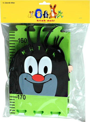 Toise pour enfant en mousse TAUPE – verte