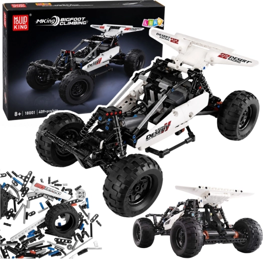 Kit de construction : voiture tout-terrain RC 4x4 off-road (409 pièces)