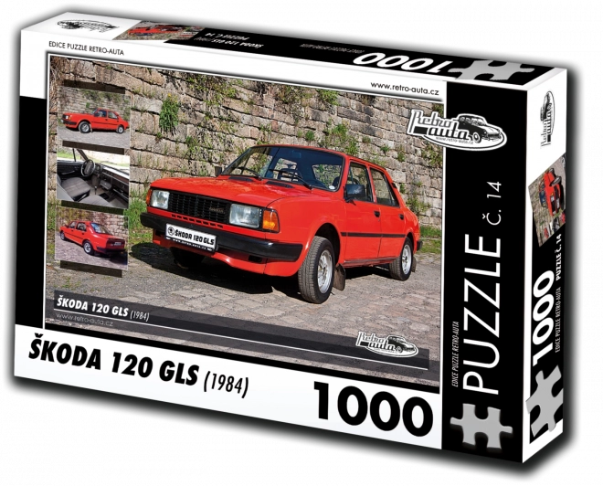 Puzzle RETRO-AUTA Škoda 120 GLS 1000 pièces