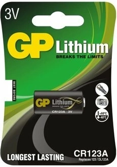 Batterie lithium GP CR123