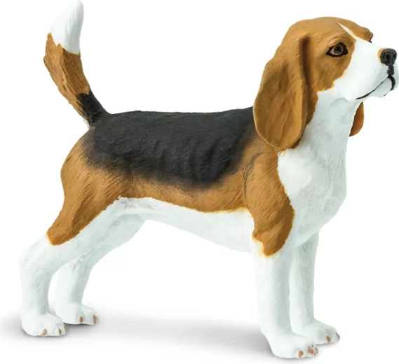 Figurine de beagle Safari Ltd.