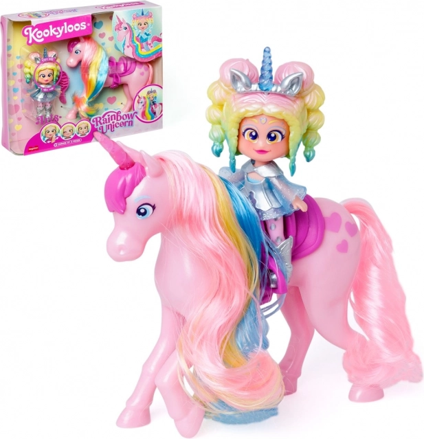 Poupée KookyLoos Rainbow Unicorn