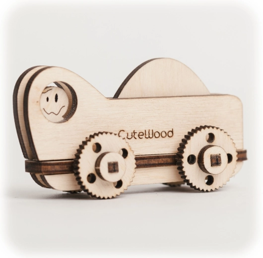 CuteWood puzzle 3D en bois camion