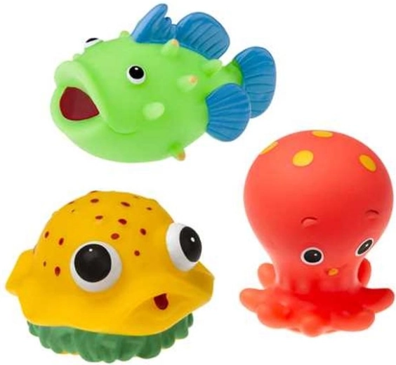 Tullo animaux marins pour le bain – lot de 3 pièces