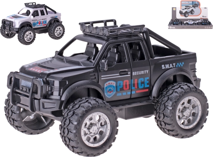 Voiture de police à inertie 13,5 cm