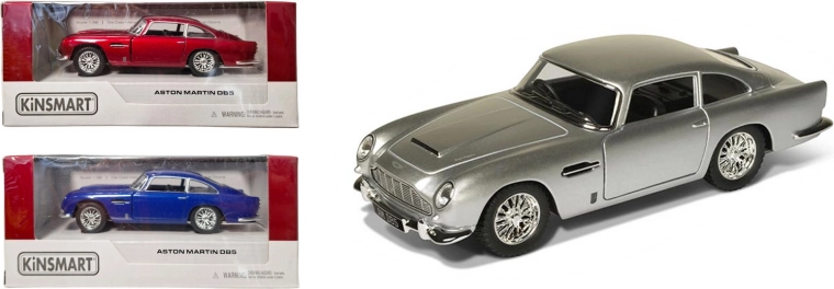 Modèle en métal Aston Martin 1:38 avec mécanisme à rétrofriction