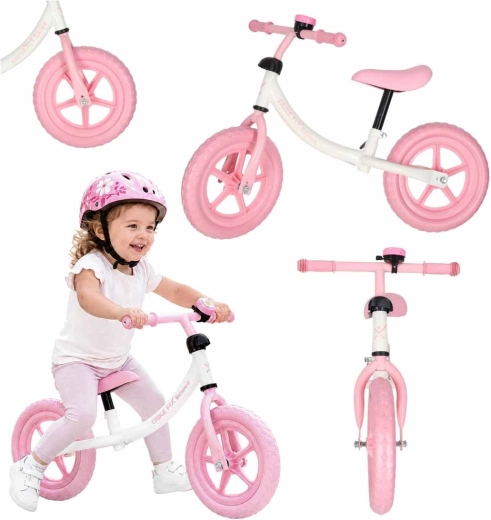 Draisienne Trike Fix Balance rose avec sonnette