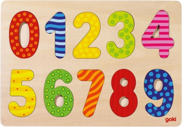 Puzzle avec chiffres 0-9