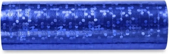 Serpentins holographiques bleus 3,8 m