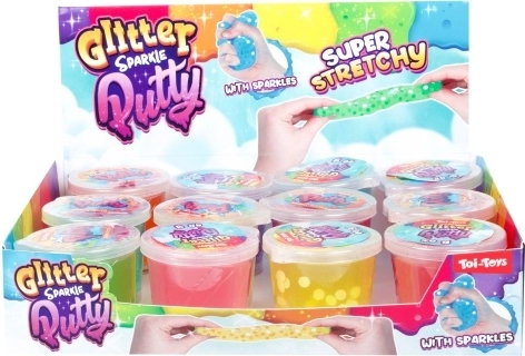 Slime pailleté en gobelet