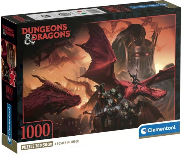 Puzzle CLEMENTONI Dungeons & Dragons 1000 pièces