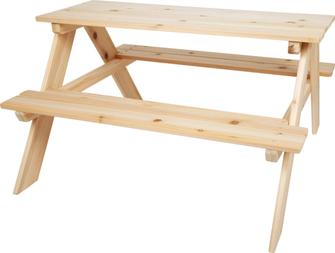 Table de pique-nique pour enfants small foot en bois massif