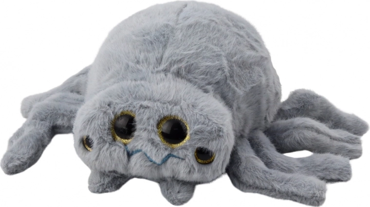 Jouet en peluche araignée grise 30 cm