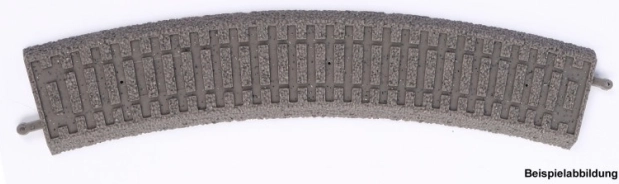 PIKO sous-couche pour voies courbes R2 7,5° V10, 422 mm (H0)