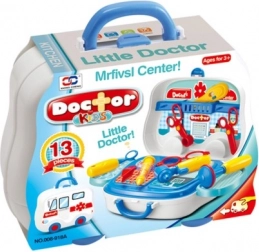 Ensemble de médecin pour enfants en valise
