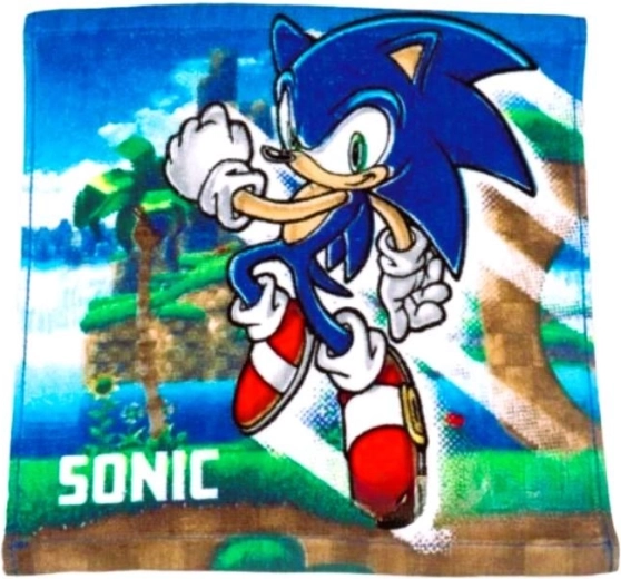 Serviette pour le visage Sonic - 1 pièce