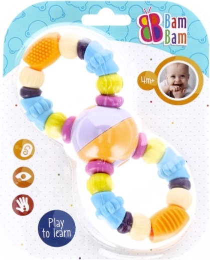 Hochet BamBam avec perles