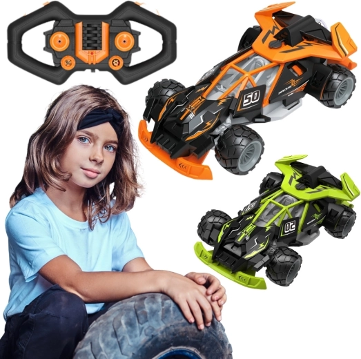 Voiture de course télécommandée Woopie RC avec vapeur et éclairage LED