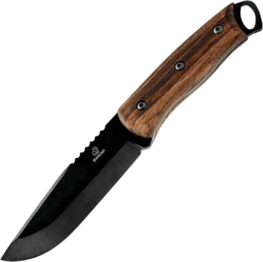 Couteau bushcraft outdoor Beavercraft Dusk avec étui et pierre à feu
