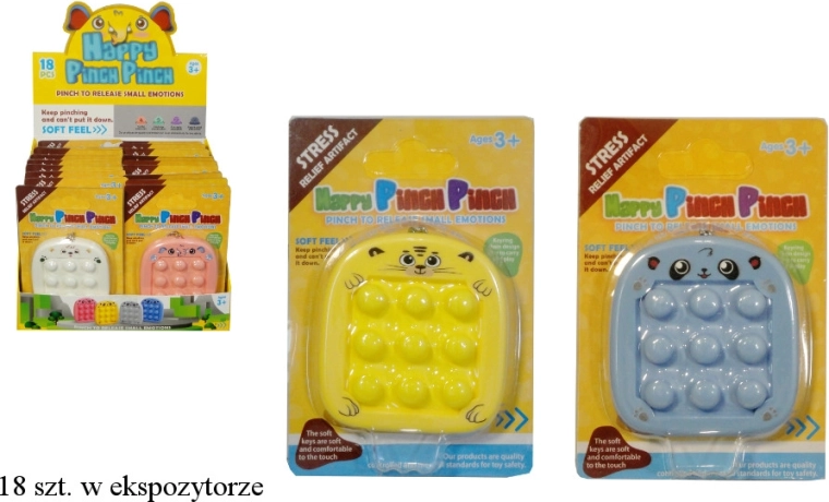 Porte-clés antistress à cliquer avec mini labyrinthe