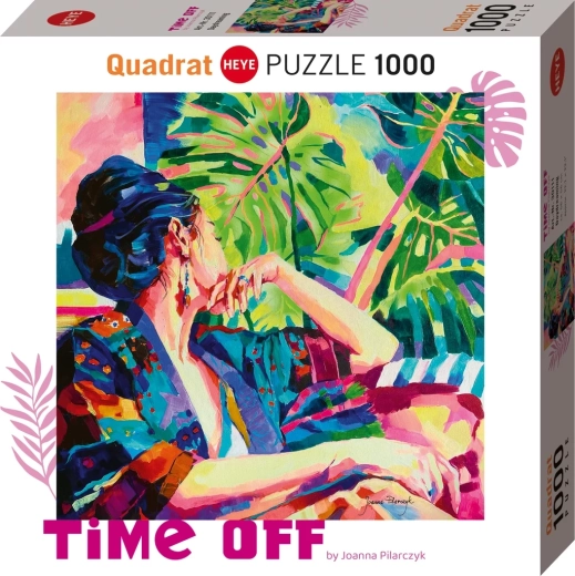 Puzzle carré Heye Time Off : Neige, 1000 pièces