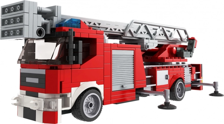Brixies Plus camion de pompiers avec échelle rotative