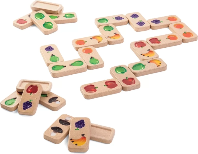 PlanToys domino fruits et légumes