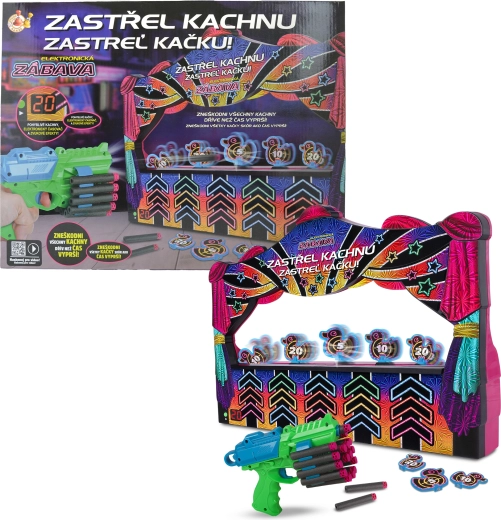 Jeu électronique Stand de tir aux canards Hyper Neon